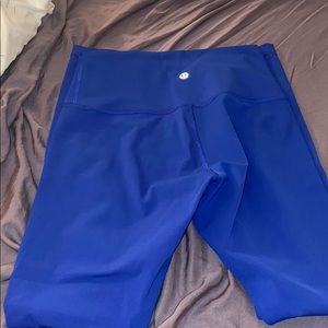 Royal blue lu lu lemon leggings